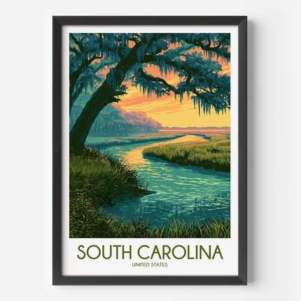 South Carolina Gallery Quality Print