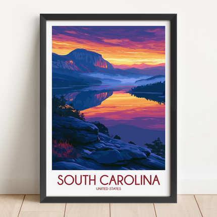 South Carolina Minimalist Wall Art