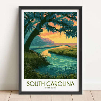 South Carolina Scenic Landscape Art