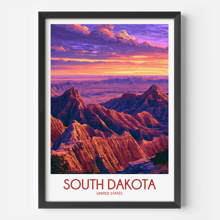 South Dakota Scenic Landscape Art