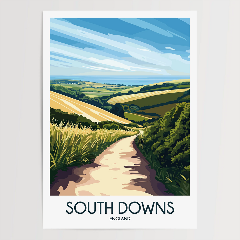 South Downs Scenic Landscape Art