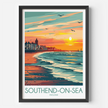Southend-On-Sea Souvenir Poster Print