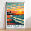 Southend-On-Sea Vintage Style Print