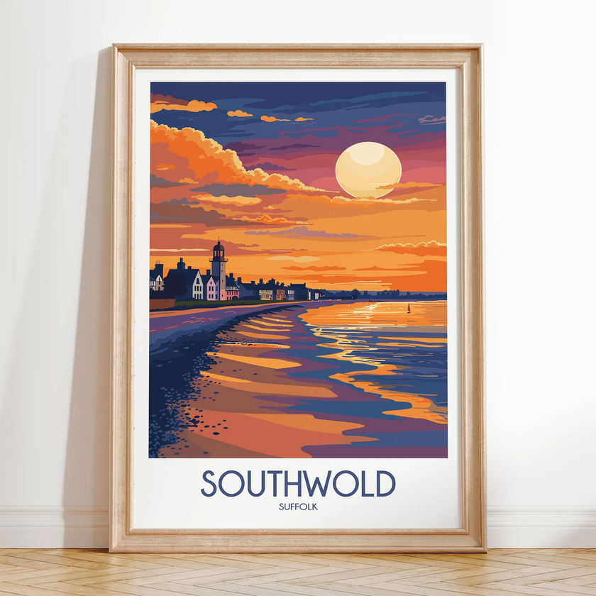 Southwold Modern Travel Poster