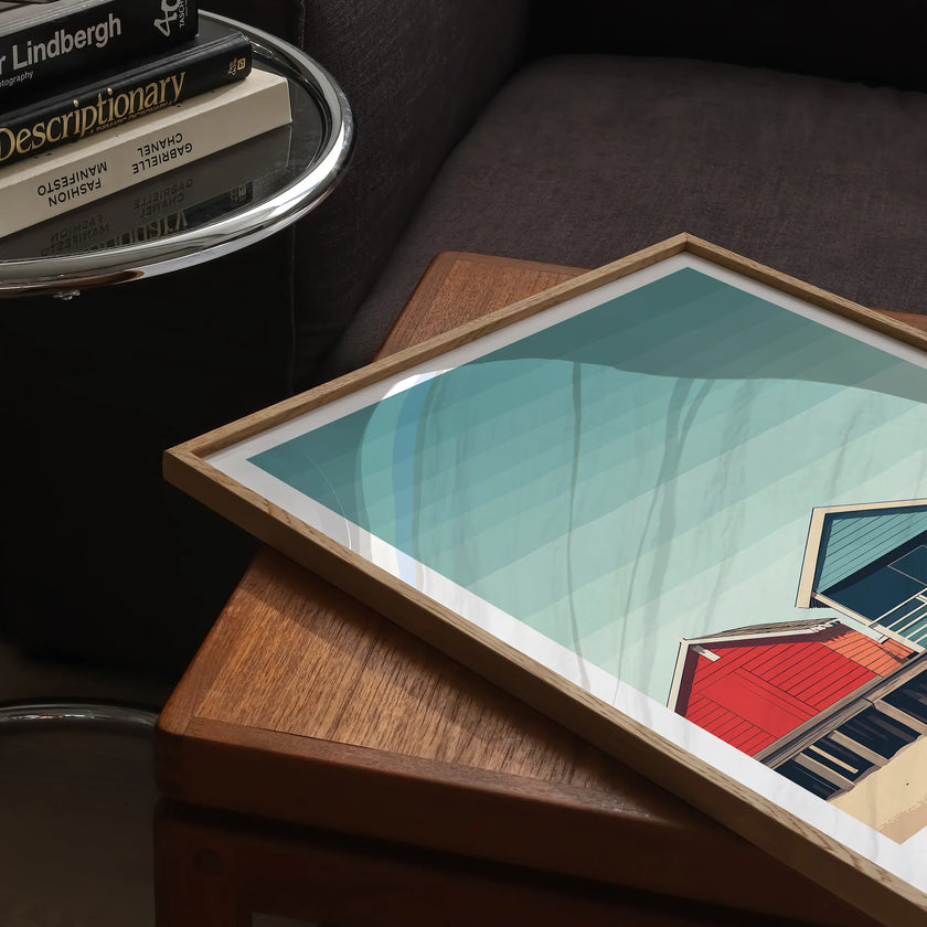 Southwold Retro Travel Illustration