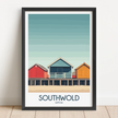 Southwold Souvenir Poster Print