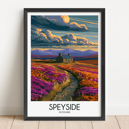 Speyside Souvenir Poster Print