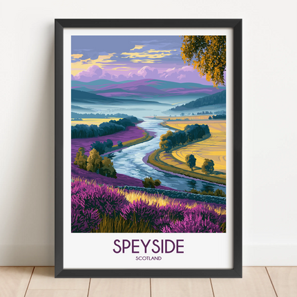 Speyside Vintage Style Print