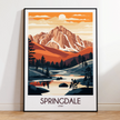 Springdale Modern Travel Poster