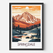 Springdale Retro Travel Illustration