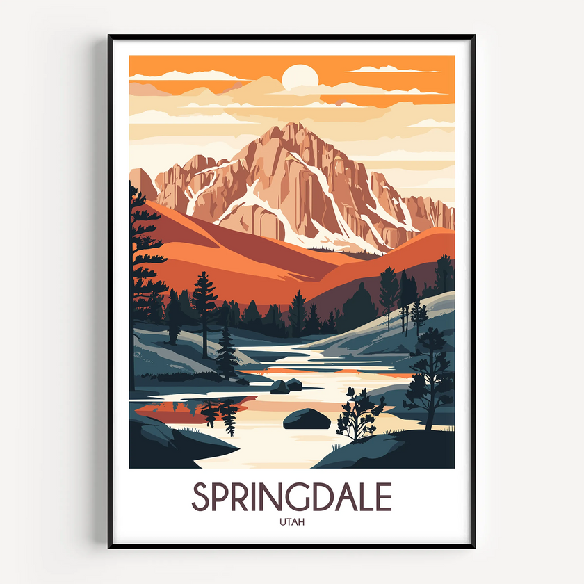 Springdale Scenic Landscape Art