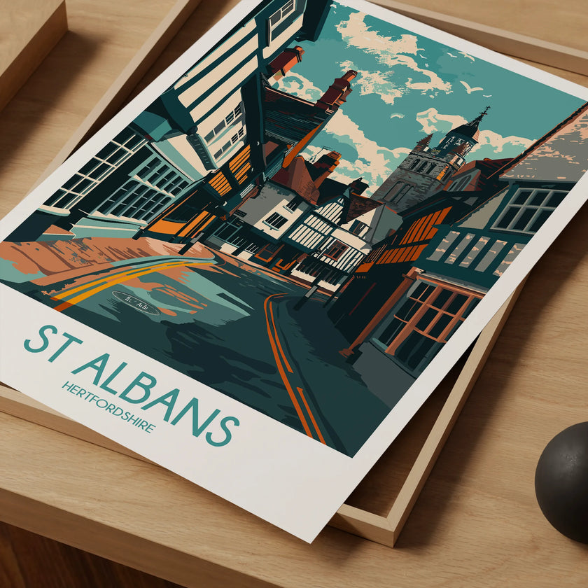 St Albans Minimalist Wall Art