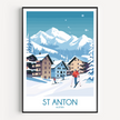 St Anton Destination Art Gift