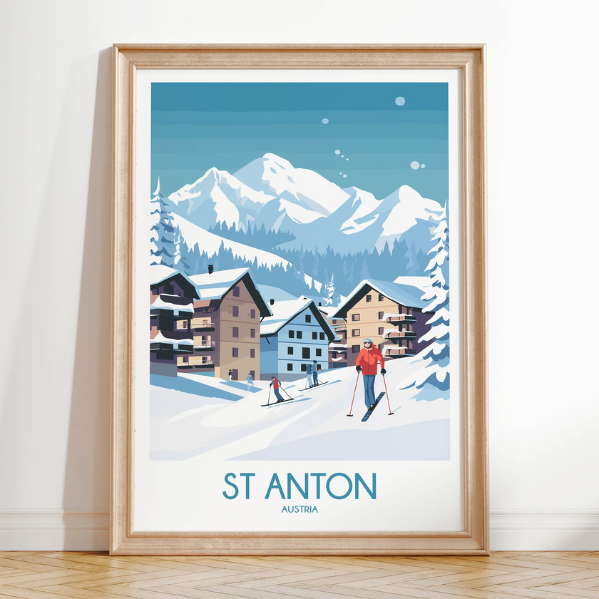 St Anton Minimalist Wall Art