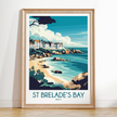 St Brelade'S Bay Destination Art Gift
