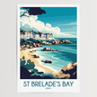 St Brelade'S Bay Minimalist Wall Art