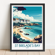 St Brelade'S Bay Modern Travel Poster