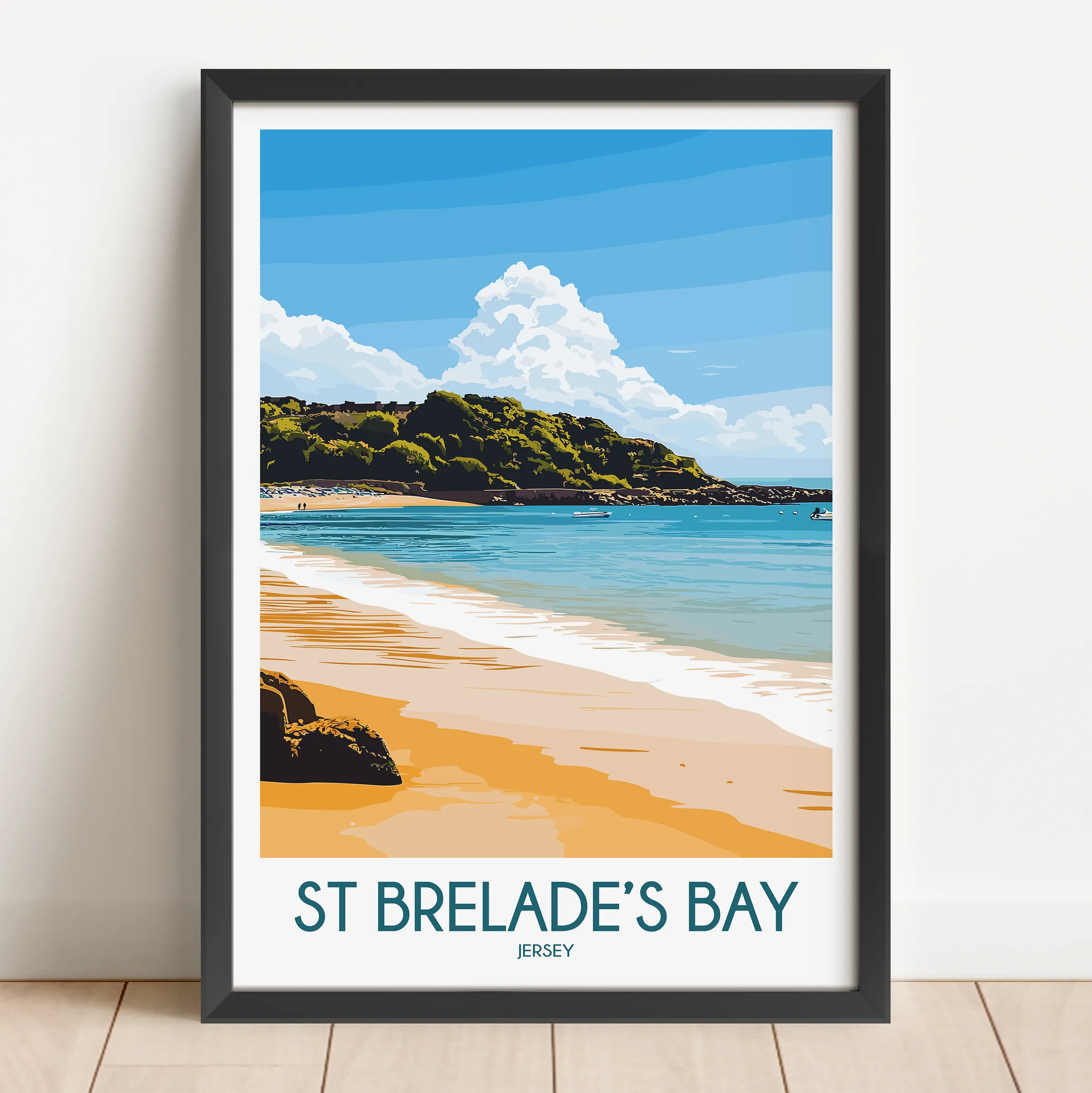 St Brelades Bay Gallery Quality Print