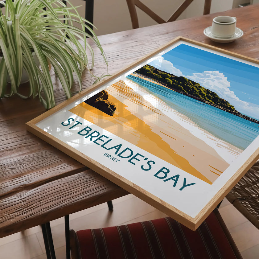 St Brelades Bay Scenic Landscape Art