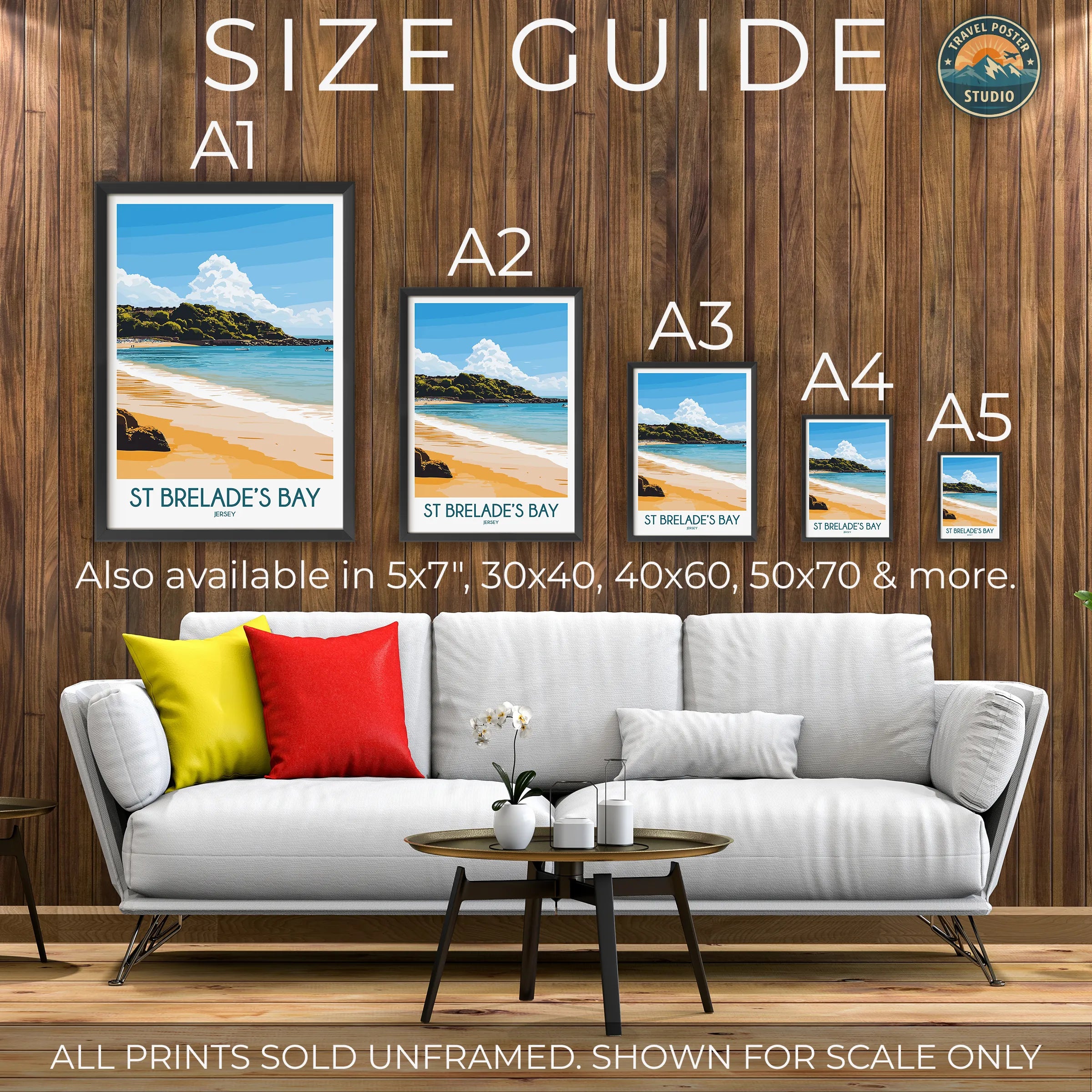 St Brelades Bay Travel Memory Gift