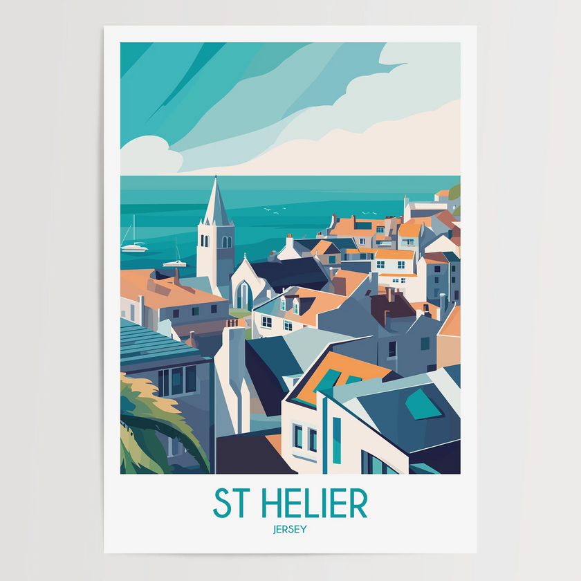 St Helier Travel Memory Gift