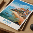St Ives Retro Travel Illustration