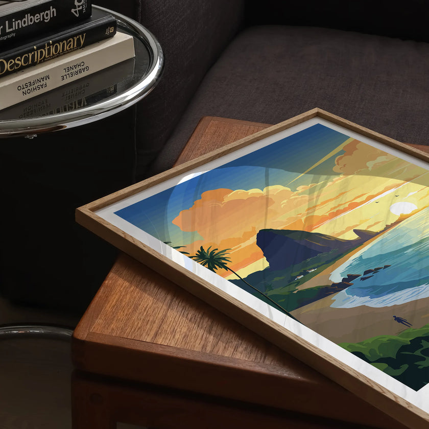 St Lucia Destination Art Gift