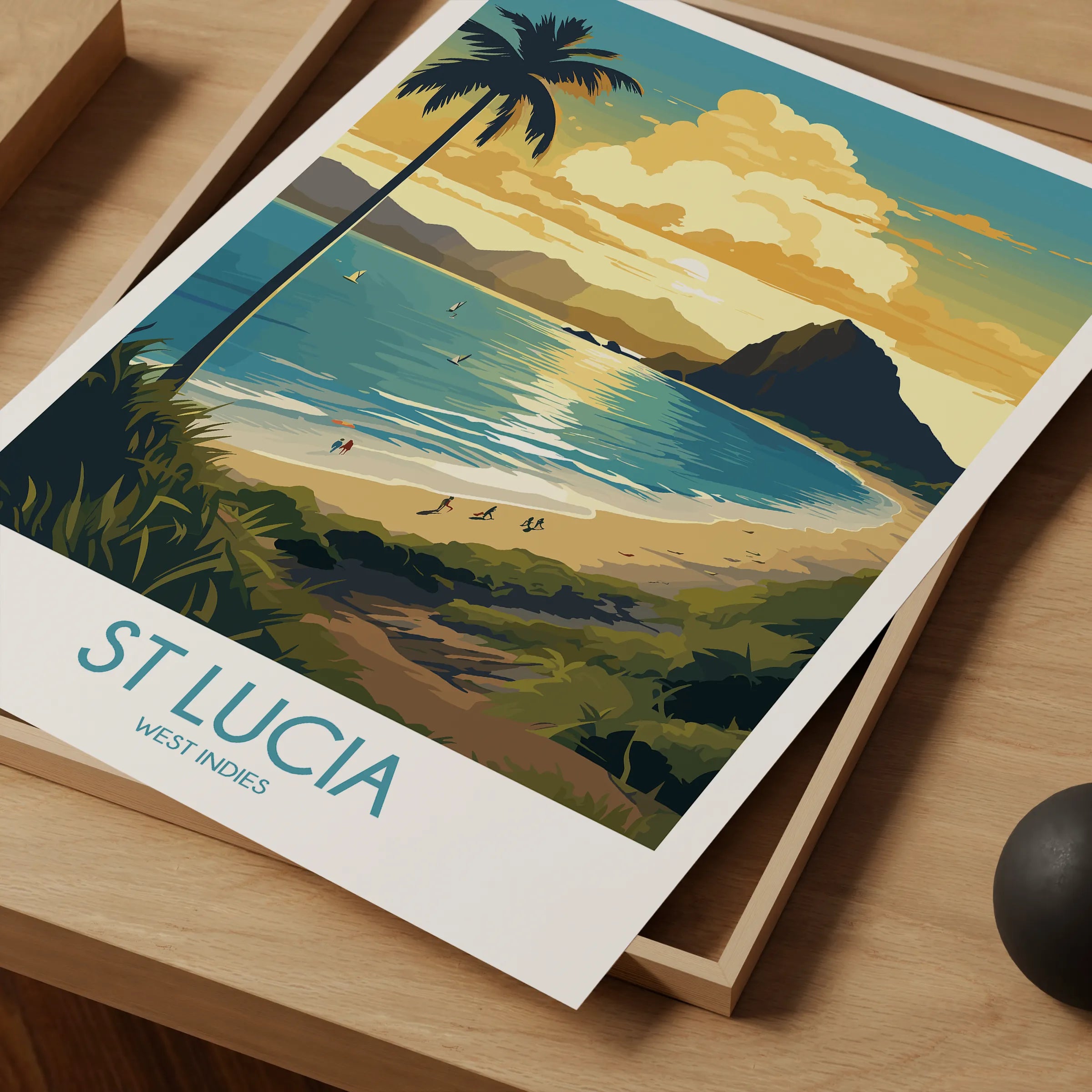 St Lucia Gallery Quality Print