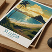 St Lucia Gallery Quality Print