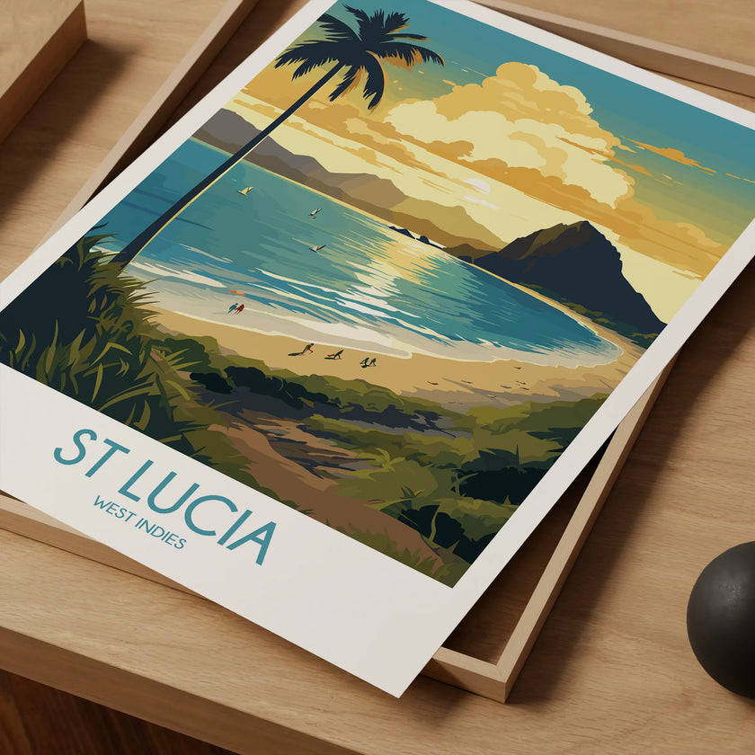 St Lucia Gallery Quality Print
