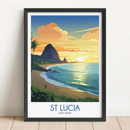 St Lucia Gallery Quality Print