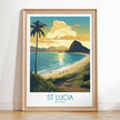 St Lucia Minimalist Wall Art