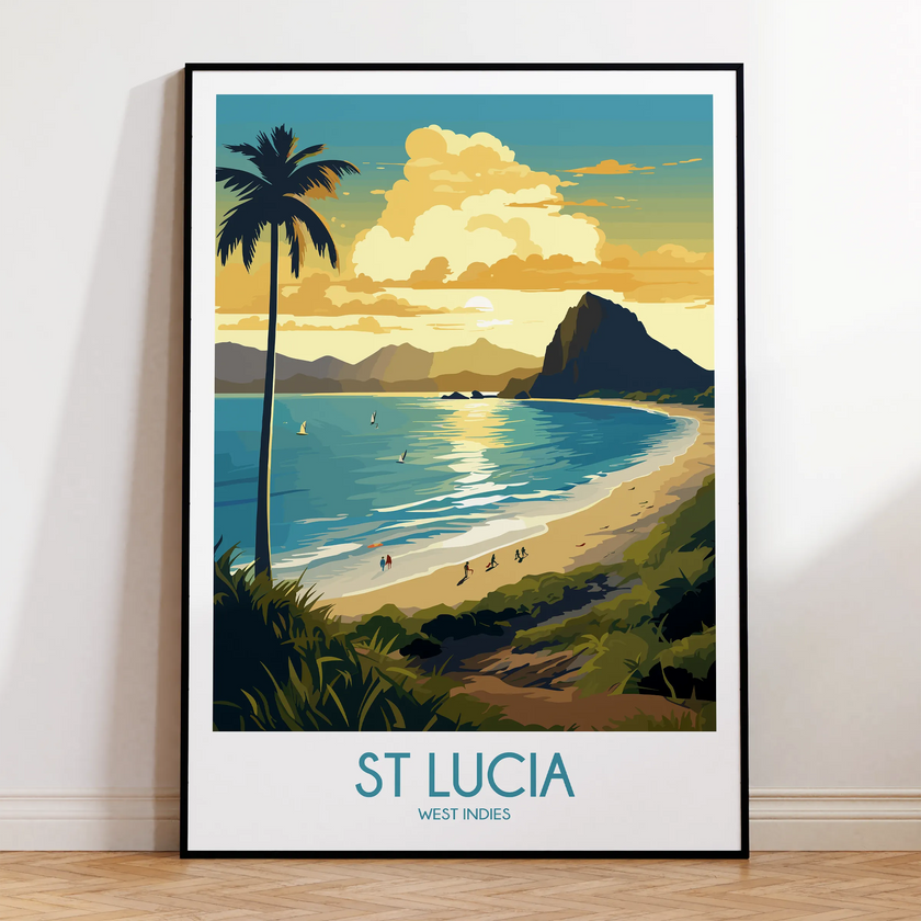 St Lucia Travel Memory Gift