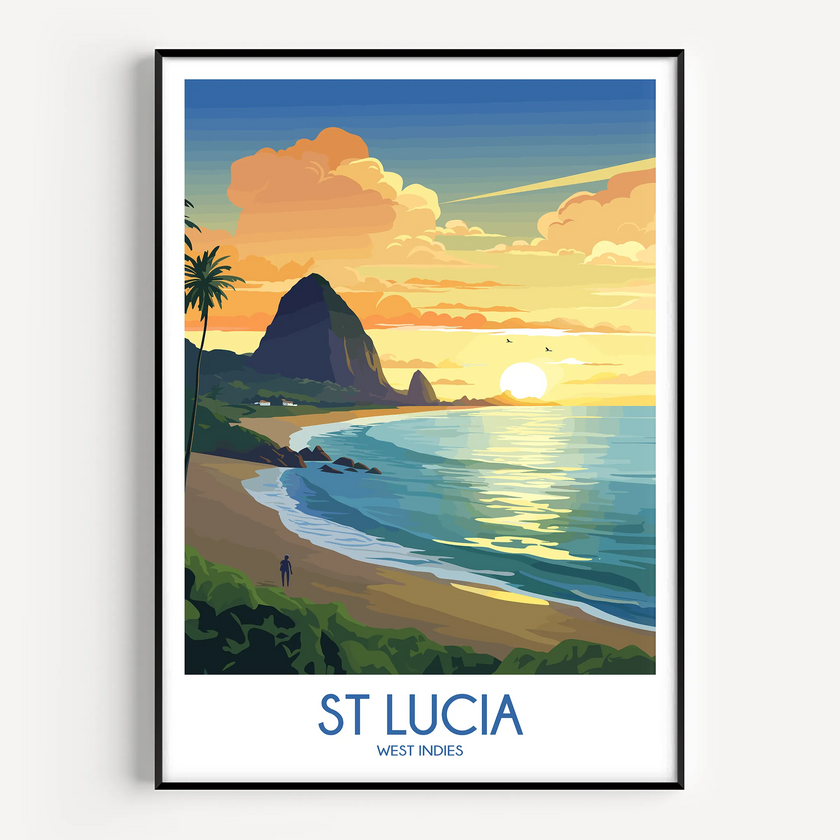 St Lucia Travel Memory Gift