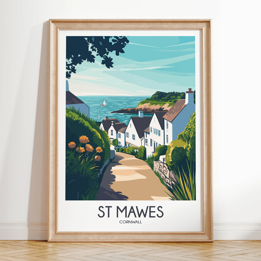 St Mawes Destination Art Gift