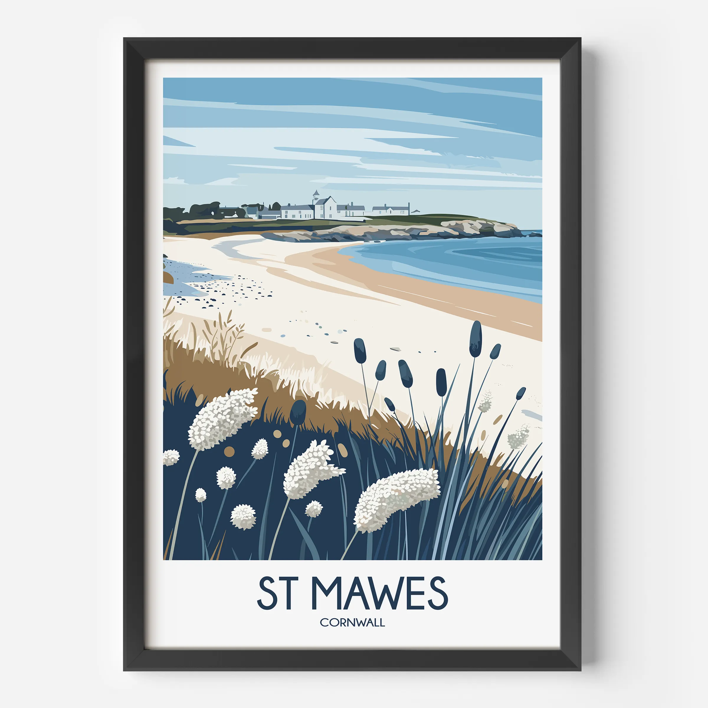 St Mawes Destination Art Gift