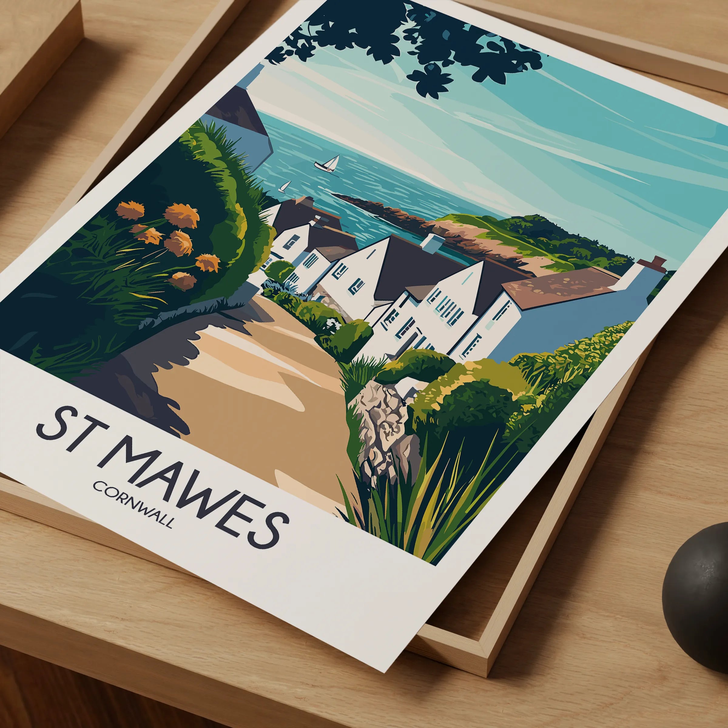 St Mawes Scenic Landscape Art