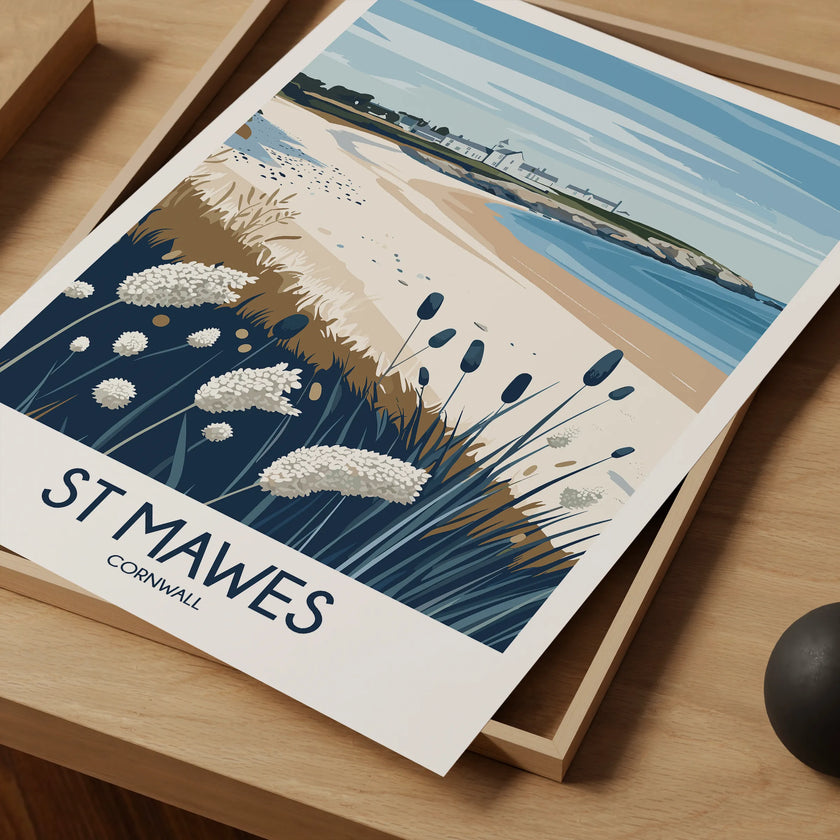 St Mawes Souvenir Poster Print