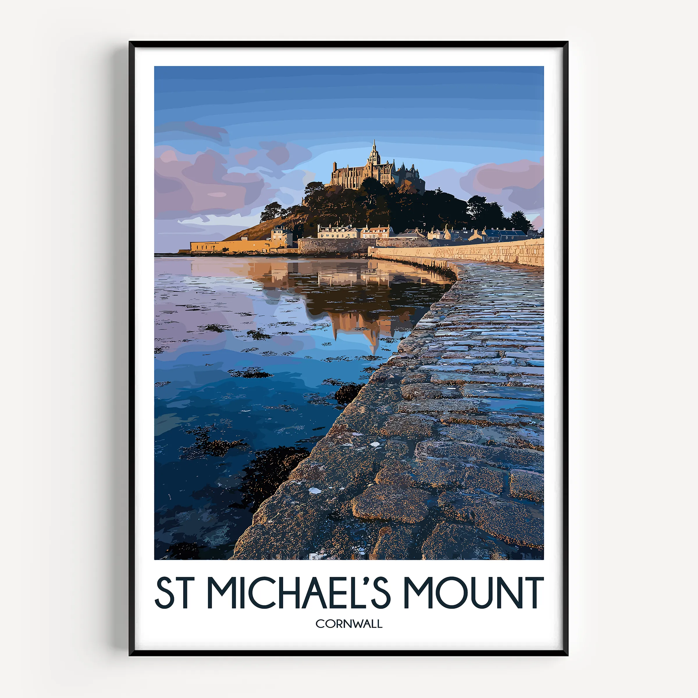 St Michael'S Mount Minimalist Wall Art