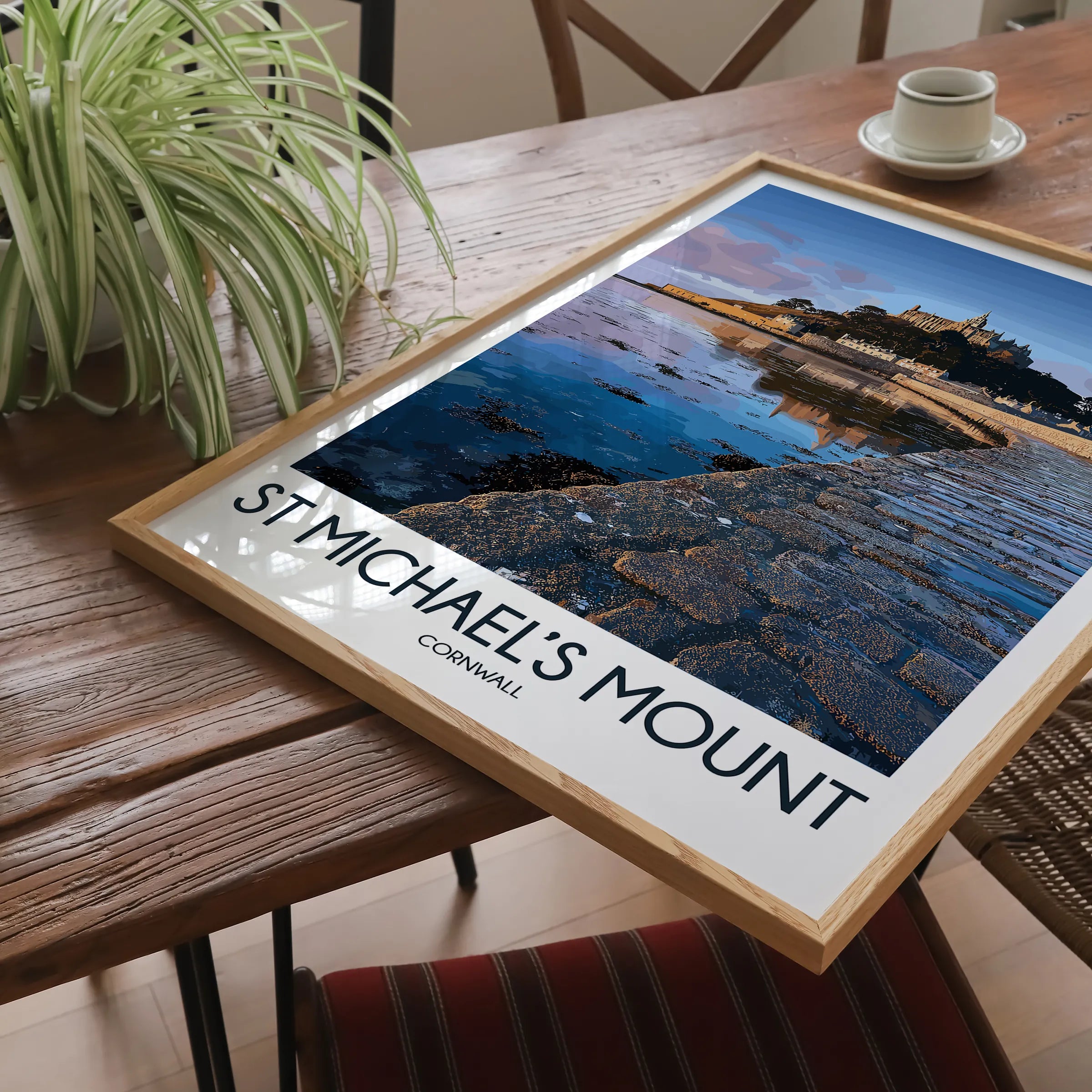 St Michael'S Mount Modern Travel Poster