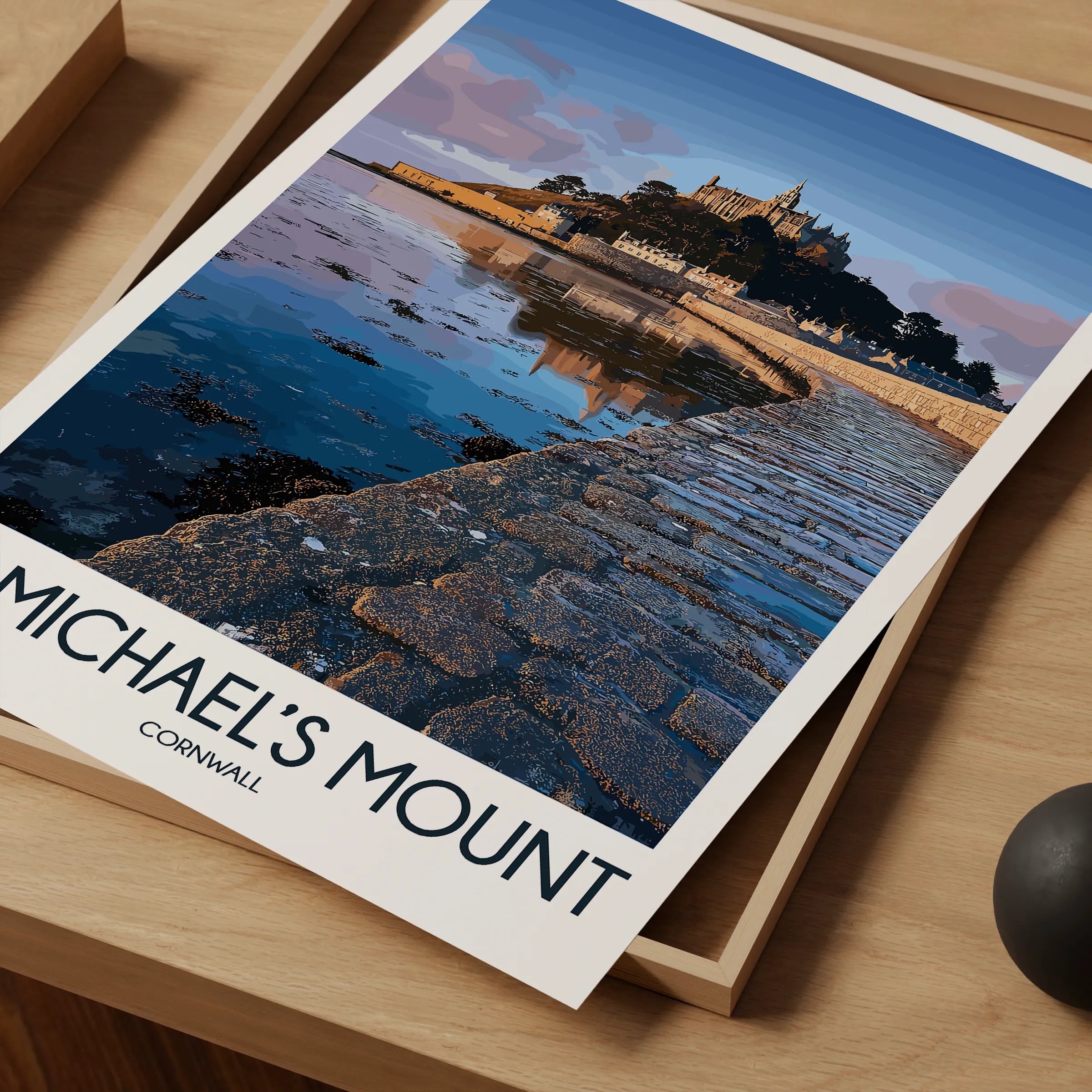 St Michael'S Mount Vintage Style Print