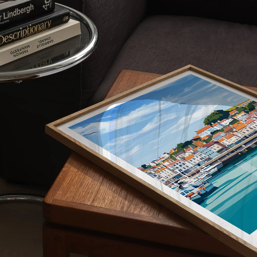 St Peter Port Destination Art Gift