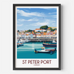St Peter Port Destination Art Gift