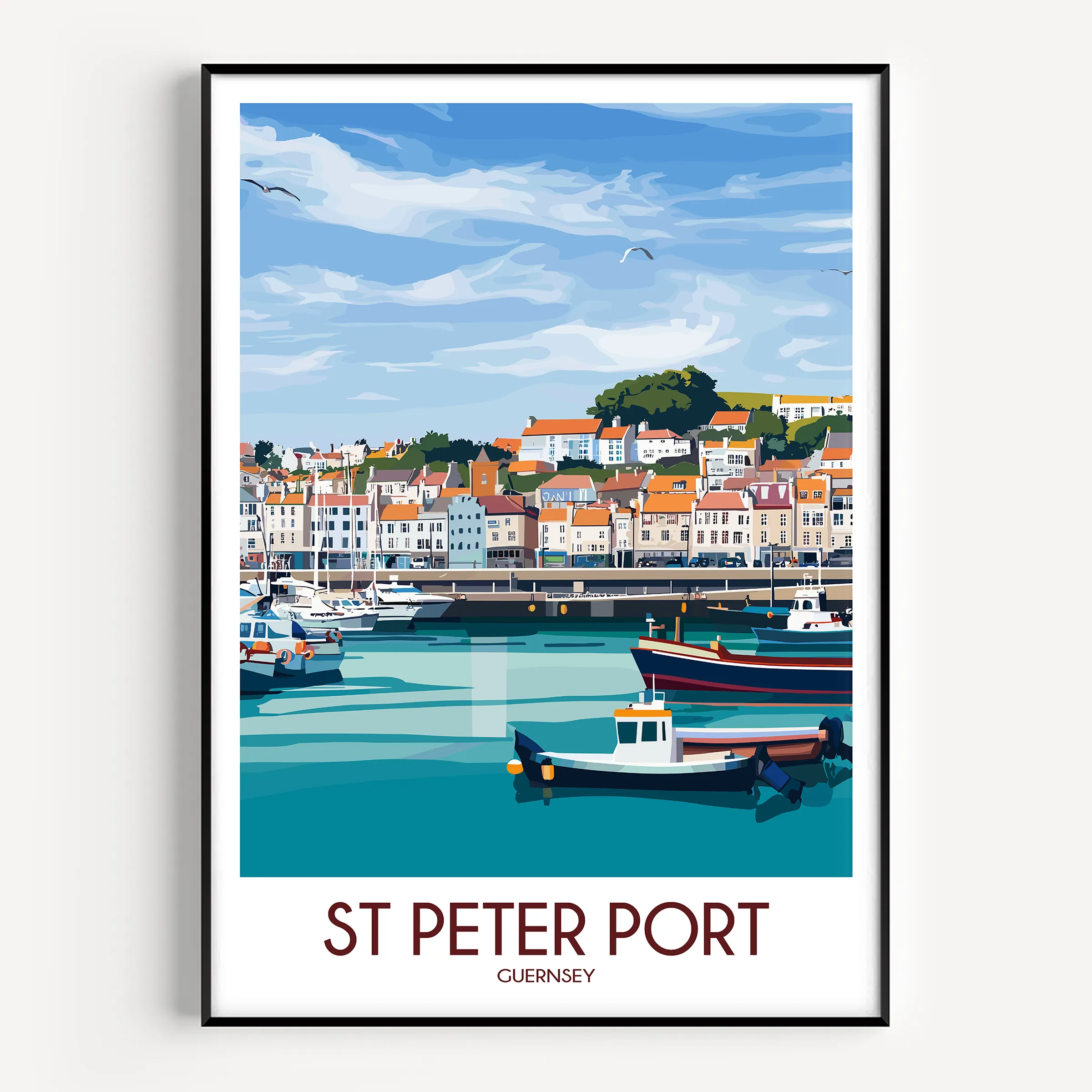 St Peter Port Gallery Quality Print
