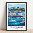 St Peter Port Minimalist Wall Art