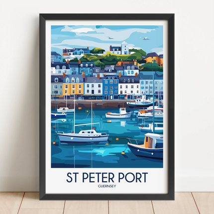 St Peter Port Minimalist Wall Art