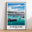 St Peter Port Scenic Landscape Art