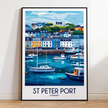St Peter Port Scenic Landscape Art