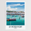 St Peter Port Souvenir Poster Print