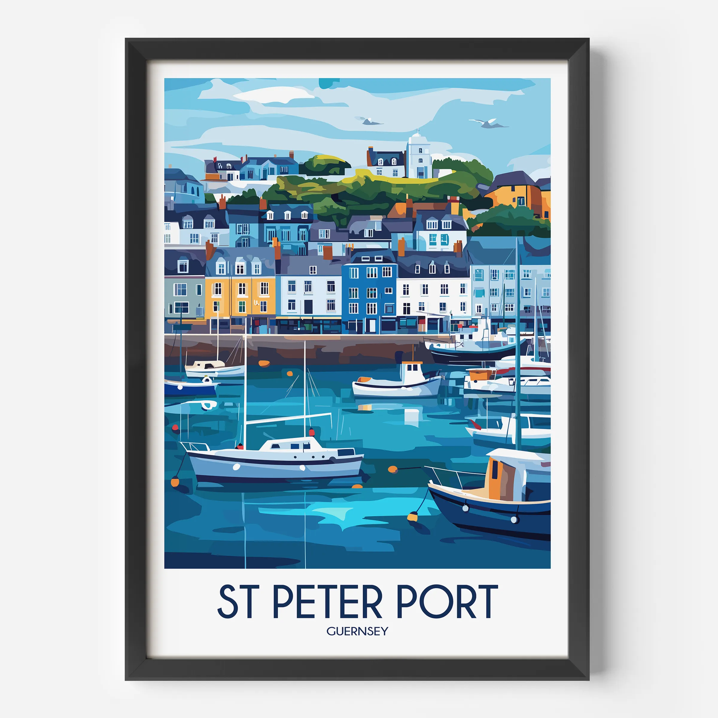 St Peter Port Travel Memory Gift